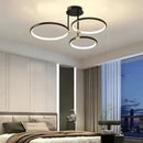 Nordic Minimalist Gold Ring LED Ceiling Light Fixture for Restaurant Bedroom Living Room by Ljojo