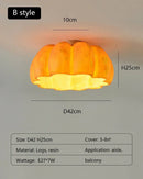 Ljojo Japanese Wabi-sabi Style Pumpkin Led Pendant Lights for Dining Room and Bedroom