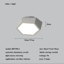 Ljojo Modern Geometry Led Ceiling Lamp Dimmable Chandeliers for Living Room Nordic Home Decor