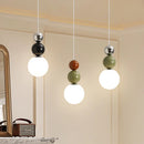 Ljojo LED Metal Small Chandelier - Elegant Bedroom Kitchen Bar Pendant Lamp