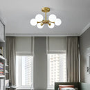 LED Hanging Lamp Modern Round Glass Grand Stylish Home Decoration Pendant Light by Ljojo