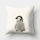 Ljojo Minimalist Spring Tree Landscape Pillow Cover - Bear Penguin Cartoon Animal Pillowcase