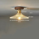 Ljojo LED Ceiling Lights: Modern Nordic Style Aluminum Glass Lamp for Indoor Living Room