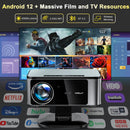 Ljojo™ 4K UHD Laser Projector 45000 Lumens Android 12 WiFi Home Theater Movie