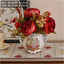 Ljojo™ Ceramic Vase & Flower Arrangement Set - Home Decor Crafts