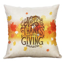 Harvest Pumpkin Truck Maple Leaf Pillow Case for Autumn Home Decor - Ljojo