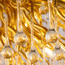 Ljojo Luxury Crystal Chandelier: Elegant Villa Pendant Lamp for Modern Living Décor