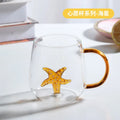 Ljojo 3D Cartoon Animal Glass Cup - Cute Single Layer Cup for Water, Coffee, Juice