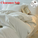 Ljojo 100% Cotton Yarn-Dyed 4-Piece Duvet Set - Ultra-Soft Bedding