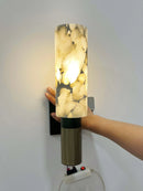 Ljojo Marble Wall Lamp - Elegant LED Copper Sconce for Home Decor