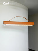 Ljojo Saddle Leather Pendant Light for Dining Table - Ancient French Designer Style
