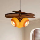 Japanese Retro Leaves Fabric Pendant Lamp for Home Decor by Ljojo