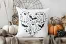 Cute Ghost & Spider Webs Pillow Cover by Ljojo - Perfect for Sofa, Bedroom, Car