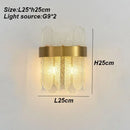 Ljojo Luxury Crystal Glass Chandelier Modern Gold Ring Pendant Lamps for Hotel Lobby Villa