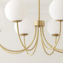 Nordic Glass Pendant Light Chandelier for Living Room by Ljojo