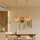 Ljojo Modern Wooden Petals Chandelier Light for Stylish Japanese Restaurant Decor