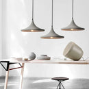 Cement Plate Pendant Light Fixture Modern Nordic Small Lighting | Ljojo