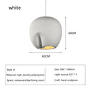 Wabi-sabi Resin LED Pendant Light for Home Decor by Ljojo