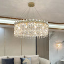 Ljojo Luxury Crystal Chandelier: Elegant LED Decor for Home Living Room & Bedroom
