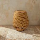 Bamboo-Woven Lamp Handmade Craft Table Lamp Bedroom Study Decor Ljojo