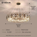 Modern Luxury Crystal Chandelier for Home Decor | LED Ceiling Chandelier by Ljojo