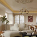 Ljojo Italian Medieval Style Chandelier: Nordic Creative Industrial Dining Room Lighting Fixtures