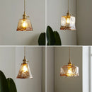 Ljojo Vintage Industrial Pendant Light Glass Chandelier for Dining Room Industrial Style Lighting