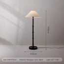 Ljojo Bamboo Floor Lamp: Retro Chinese Style Standing Table Light for Living Room & Bedroom