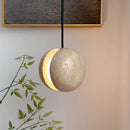 LED Chandelier with Natural Stone | Contemporary Pendant Lamp by Ljojo