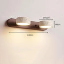 Japanese Wabi Sabi LED Wall Light for Bathroom Decor by Ljojo - New Round Design