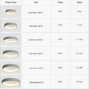 LED Nordic Ceiling Light in Black/White/Grey for Modern Home Decor by Ljojo