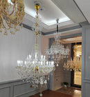 Ljojo Luxury Crystal Chandelier Modern K9 Candle Lamps Fixture