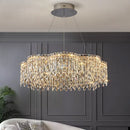 Ljojo Light Luxury Crystal Chandelier for Living Room, Dining Room, Study, and Bedroom