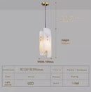 Natural Marble Small Chandelier for Bedroom Dining Room by Ljojo