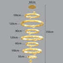 Ljojo LED Pendant Lights for Modern Home Decor - Chandeliers for Dining Room