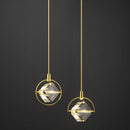 Crystal LED Small Chandelier Nordic Luxury Bedroom Hanging Lamp by Ljojo