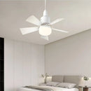 Ljojo 5-Leaf LED Ceiling Fan Light with Remote Control for Living Room