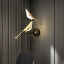 Bird Wall Lamp Modern Nordic LED Magpie Sconces Indoor Lighting for Bedroom Ljojo
