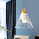 Ljojo Loft Modern Wood Pendant Light Nordic Kitchen Chandelier Industrial Living Room Luminaire