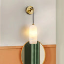 Luxury Spanish Snow Marble Wall Lamp for Living Room, Solid Copper & Alabaster, Indoor Home Decor by Ljojo