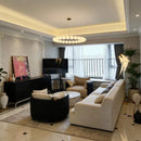 LED Nordic Style Ball Chandelier Cream Luxury Pendant Light Fixture by Ljojo