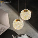Crystal Ball Pendant Light Ljojo: Modern Luxury Bedroom Decor Hanging Line Light