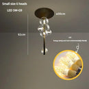 Nordic Glass Bubble LED Chandelier Modern Ceiling Light Living Room Dining Bedroom by Ljojo