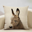 Animal Print Cushion 45x45cm for Sofa, Car Seat & Living Room Decor by Ljojo