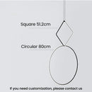 Ljojo Minimalist Line Chandeliers: Elegant LED Pendant Lighting with Magnetic Suction Connection