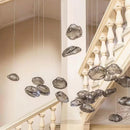 Nordic Minimalist Cloud Glass Chandelier | LED Home Decoration by Ljojo