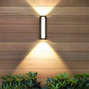 Ljojo 12W LED Wall Lights Indoor Outdoor IP65 Up Down Aluminum Waterproof Lamps for Bedroom Garden