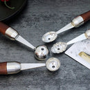 Ljojo Melon Spoon and Carving Knife Set for DIY Fruit Platter and Ice Cream Scoop