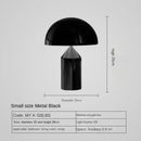 Ljojo Metal Mushroom Desk Lamp - Luxury Modern Nordic Bedroom Headboard Light