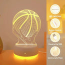 3D Rugby Night Light USB Home Bedroom Decor Ambient Light by Ljojo